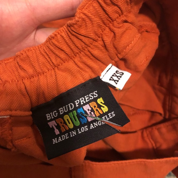 Big Bud Press XXS Burnt Orange Trousers - Picture 2 of 2